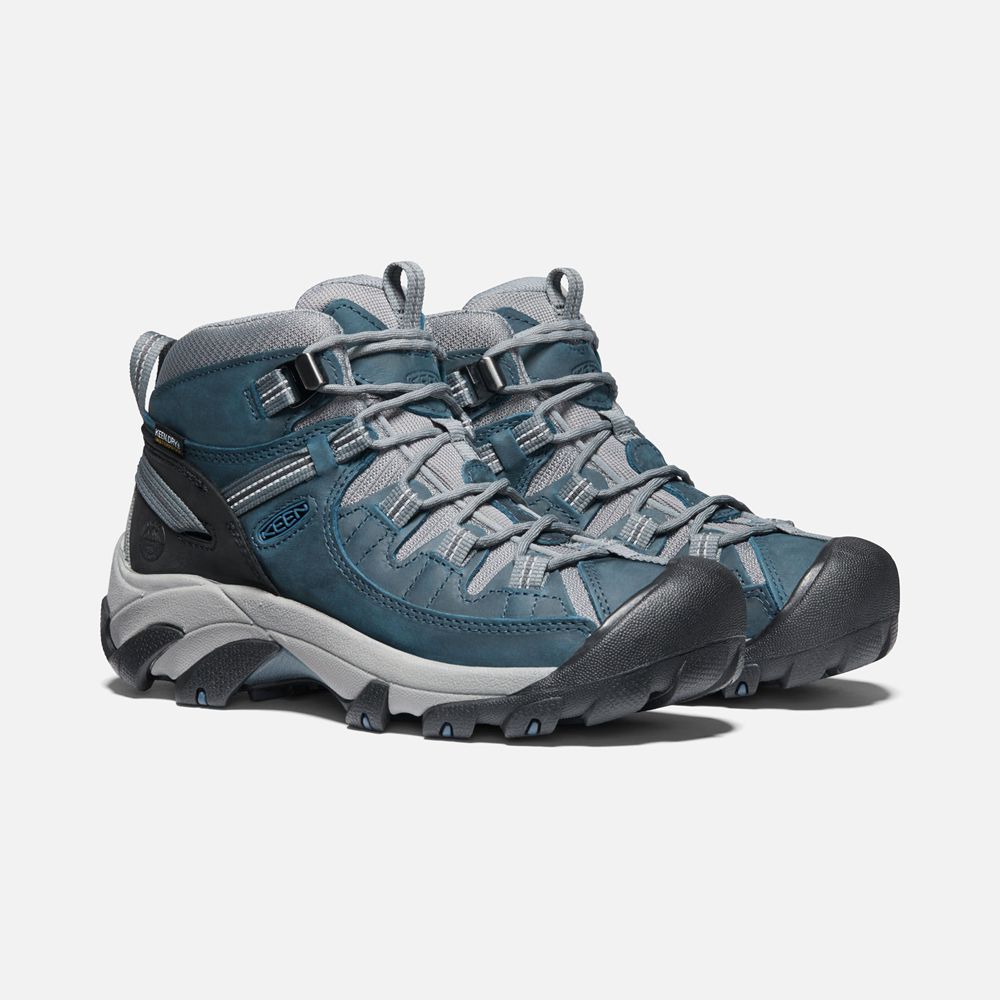 Bottes de Randonnée Keen Femme Bleu/porno | Targhee Ii Waterproof Mid | KWEPU-1560